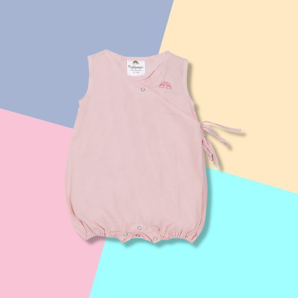 Everyday Romper in Powder Pink