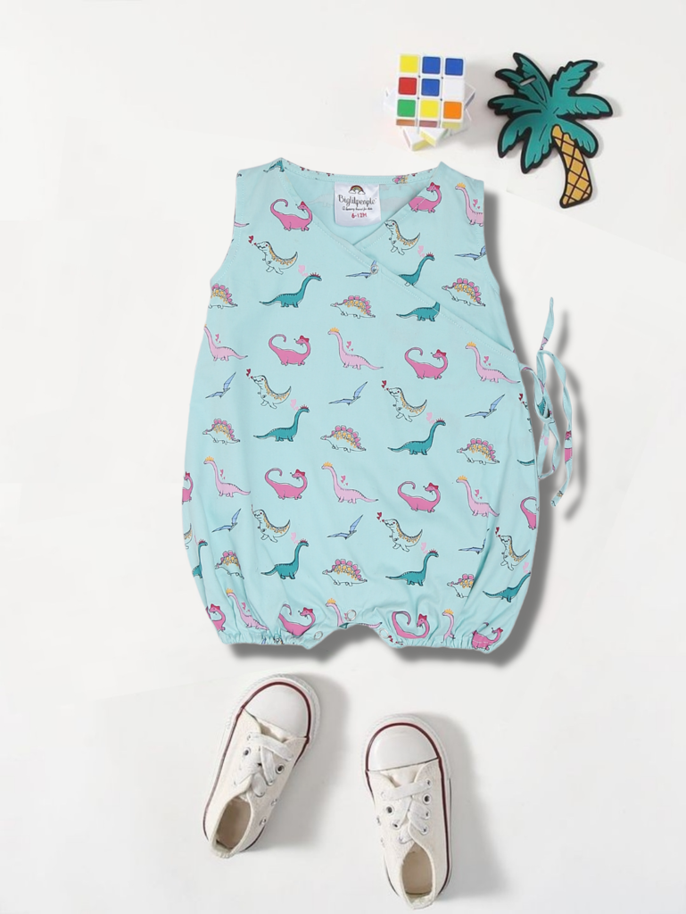 Fun Dino Print Romper