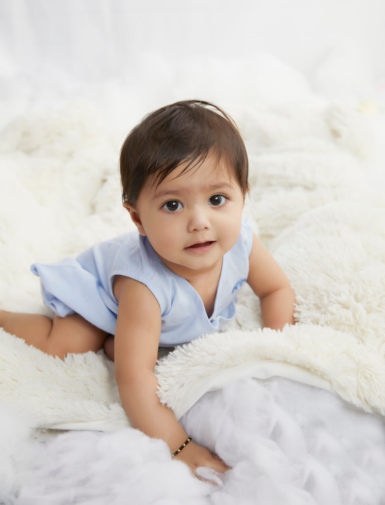Everyday Romper in Powder Blue