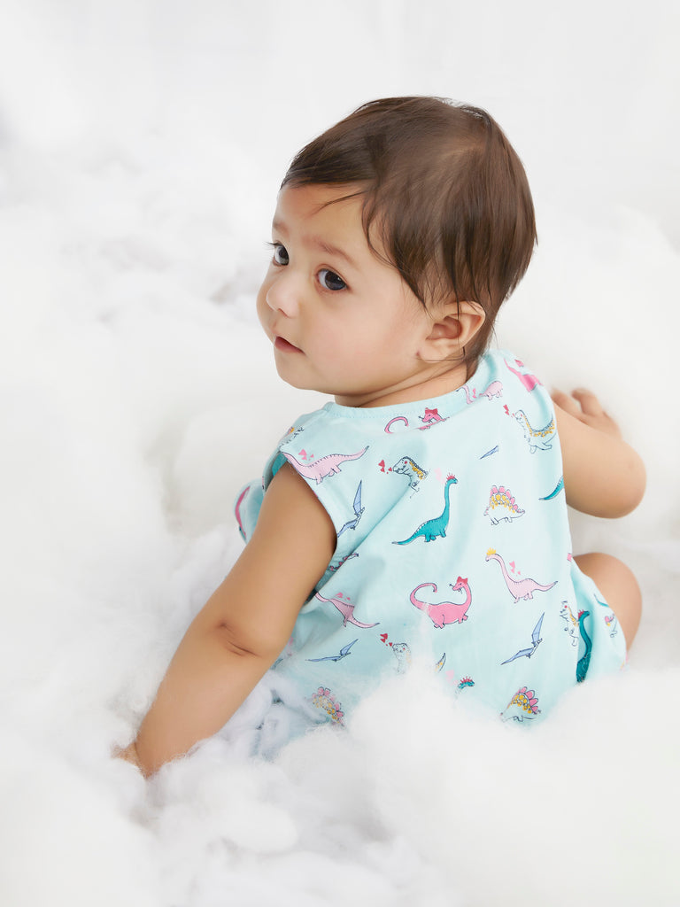 Fun Dino Print Romper