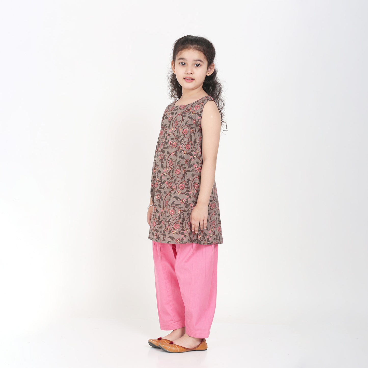 Floral Salwar Set for Girls