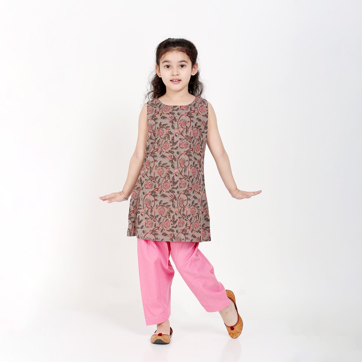 Floral Salwar Set for Girls