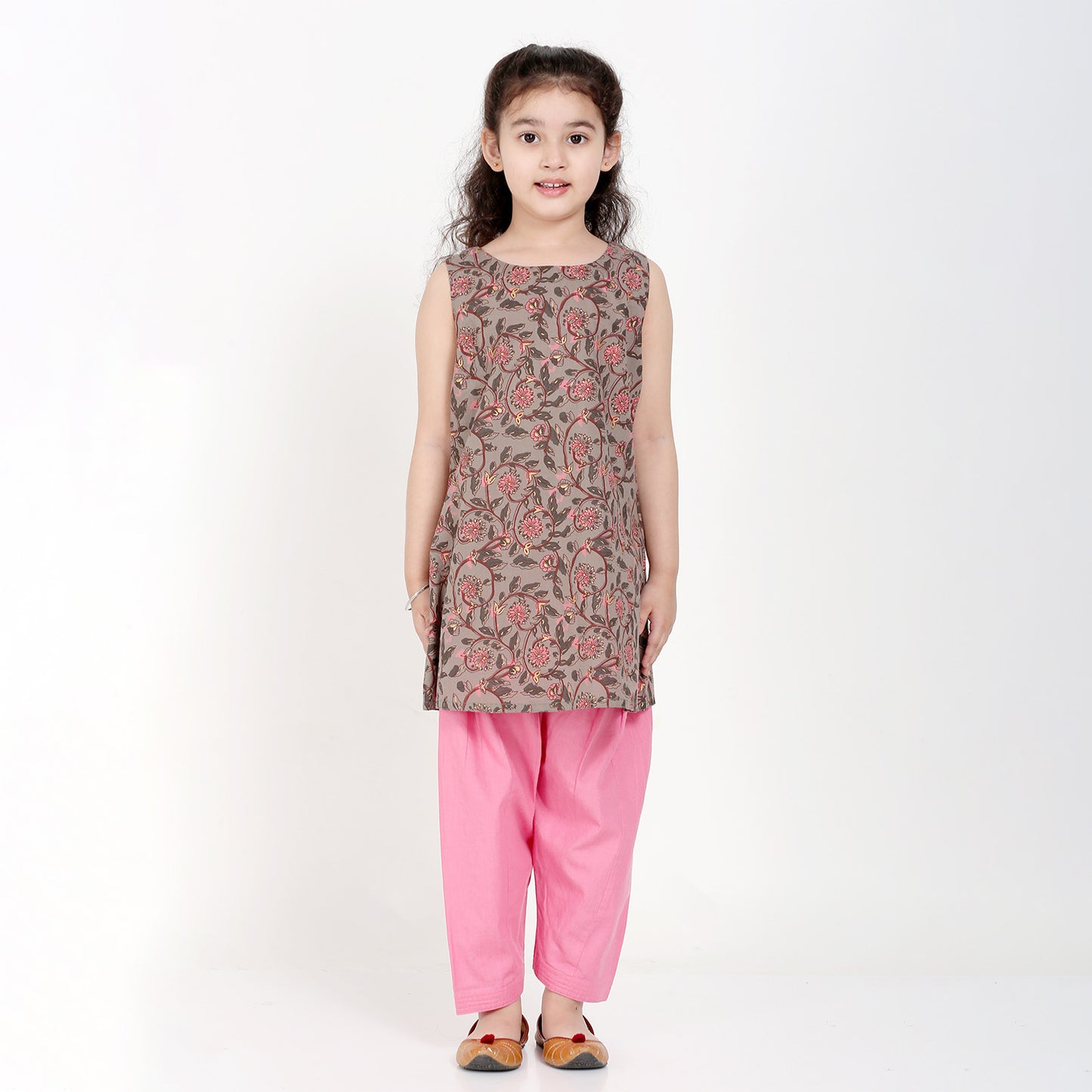 Floral Salwar Set for Girls