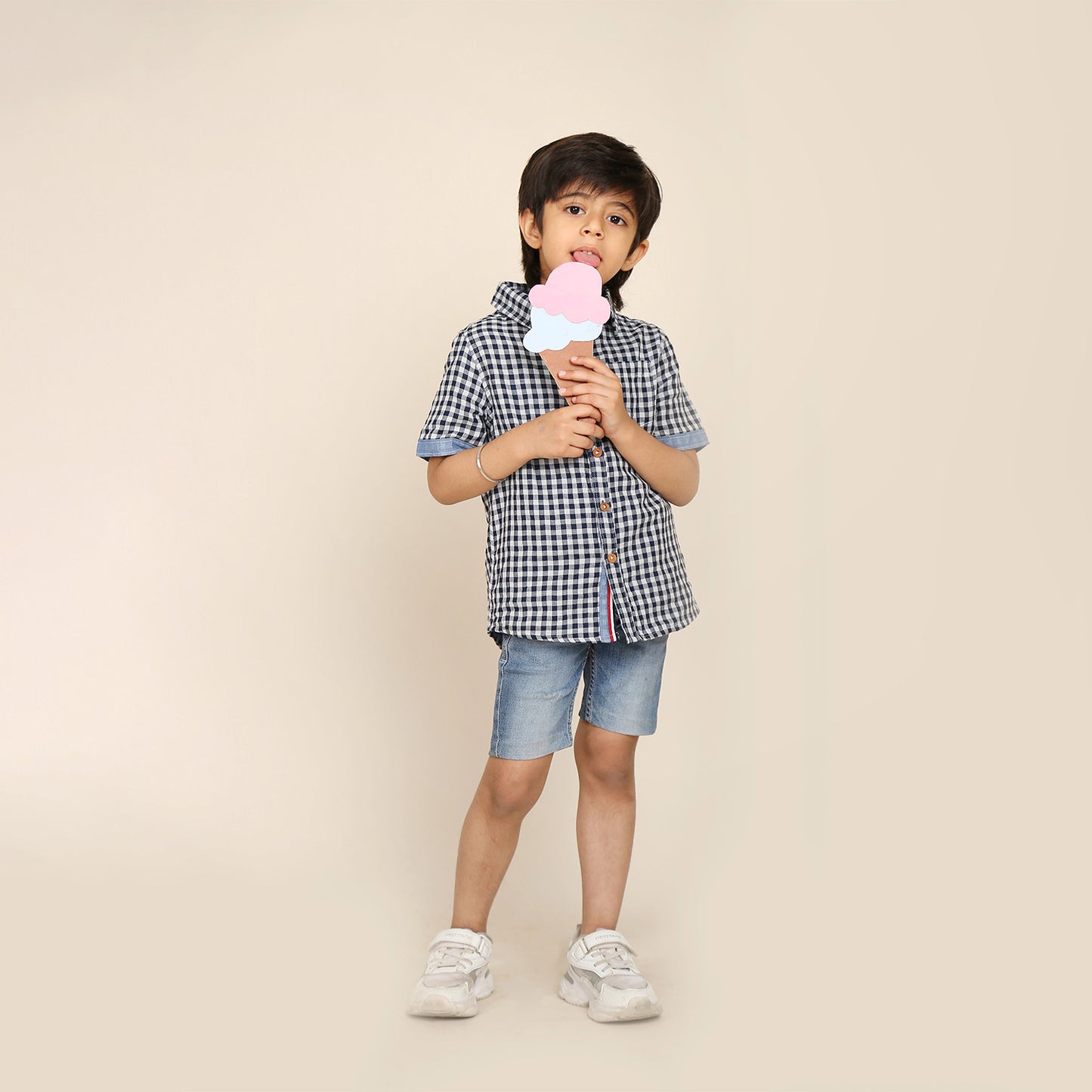 Black & White Gingham Shirt
