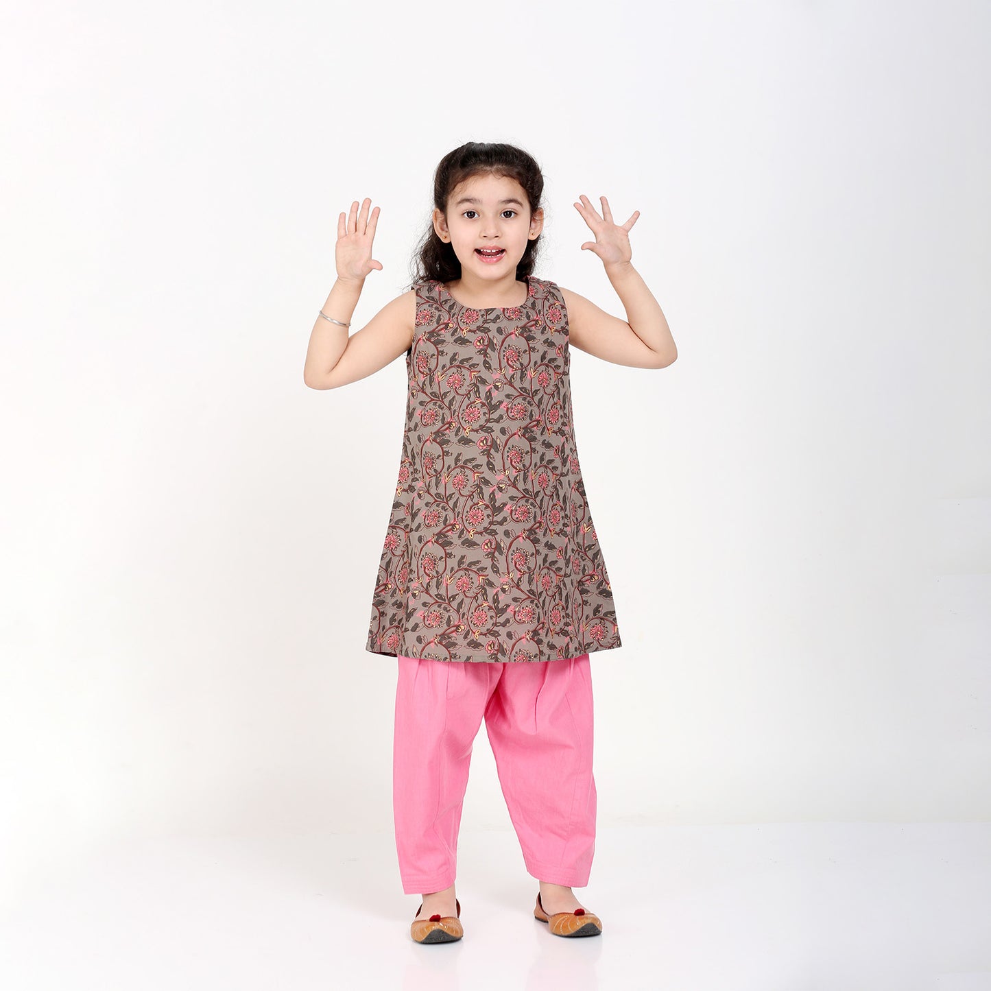 Floral Salwar Set for Girls