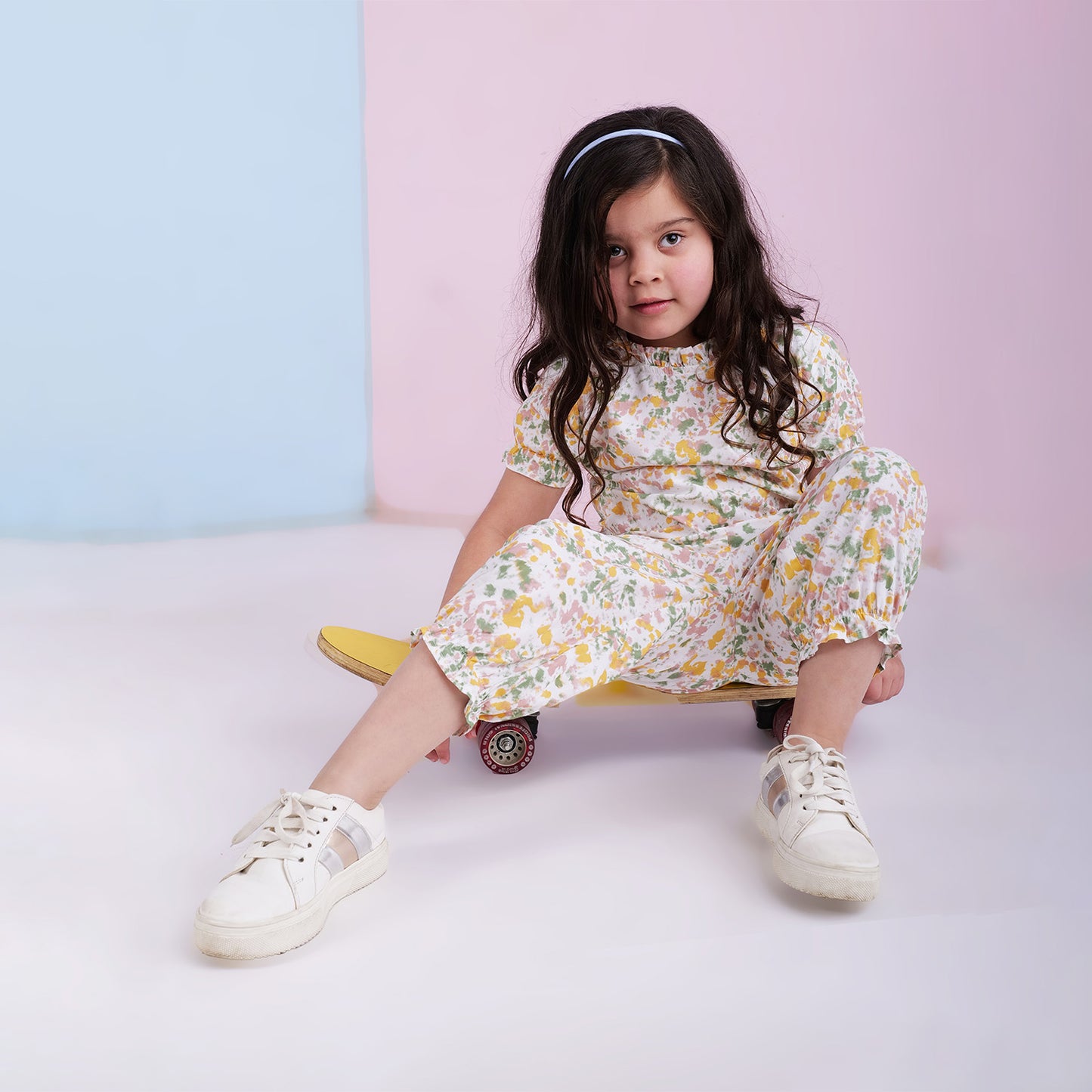 Coord 3/4th set- Multicolor