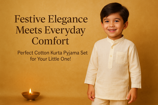 Festive Elegance Meets Everyday Comfort: Perfect Cotton Kurta Pyjama Set