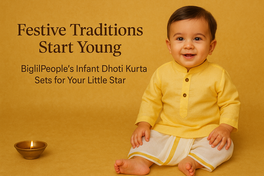 BiglilPeople’s Infant Dhoti Kurta Sets for Your Little Star