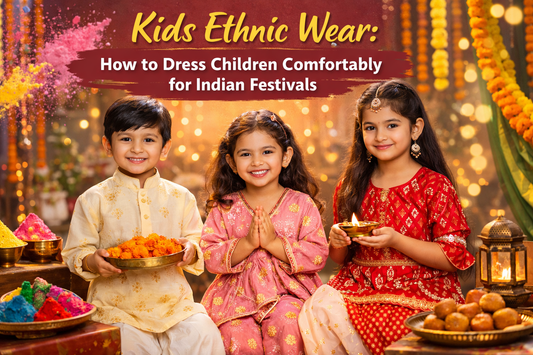 Kids Ethnic Wear: How to Dress Children Comfortably for Indian Festivals