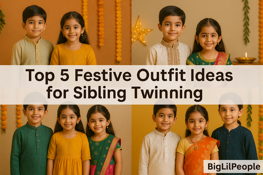 Top 5 Festive Outfit Ideas for Sibling Twinning