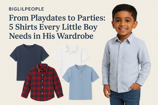 From Playdates to Parties: 5 Shirts Every Little Boy Needs in His Wardrobe