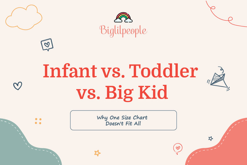 Infant vs. Toddler vs. Big Kid: Why One Size Chart Doesn't Fit All