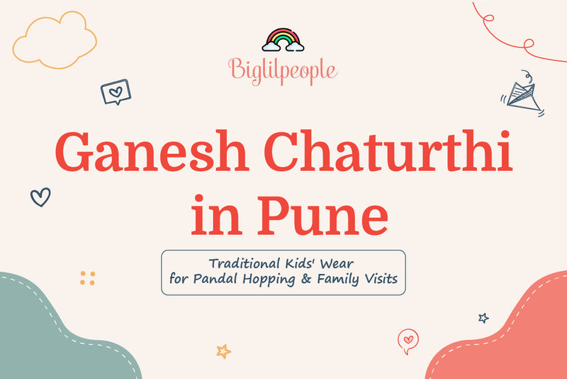 Ganesh Chaturthi in Pune: Traditional Kids' Wear for Pandal Hopping & Family Visits