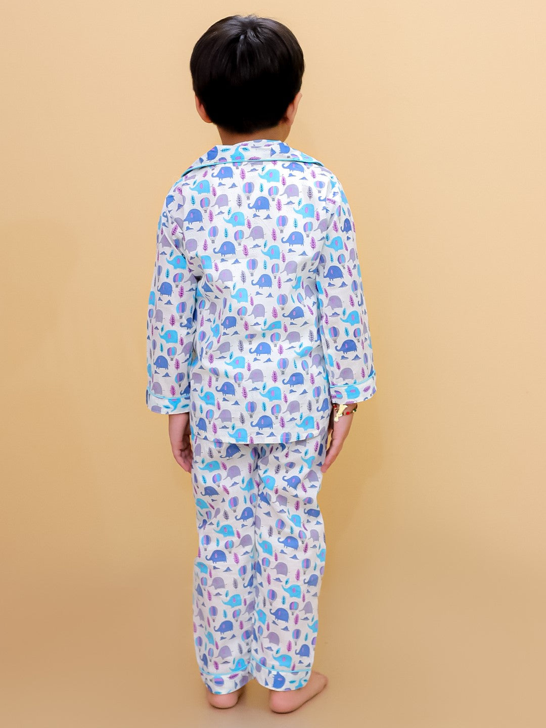 Abstract Printed Nightuit For Boys and Girls