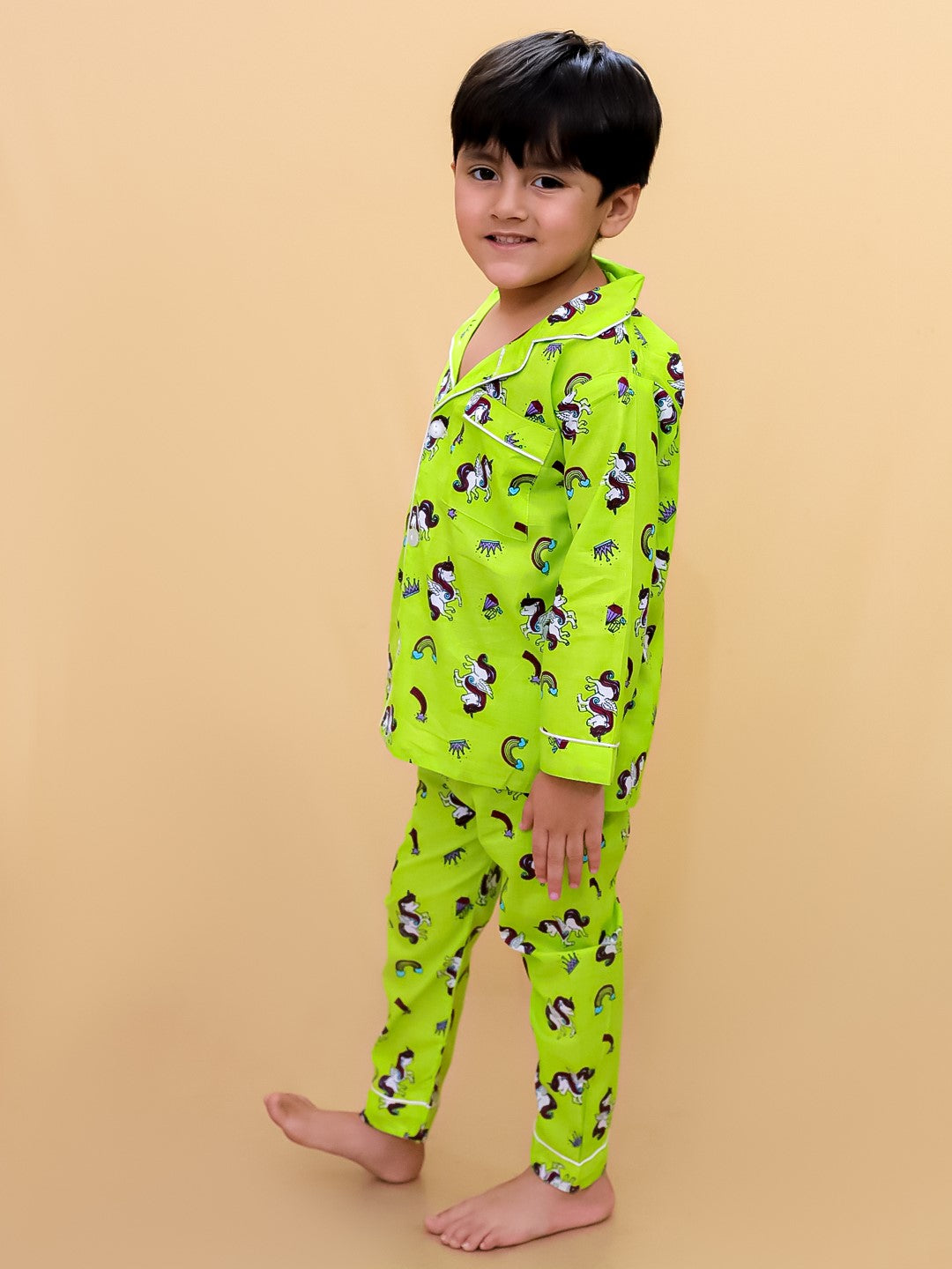 Abstract Printed Nightsuit For Boys and Girls