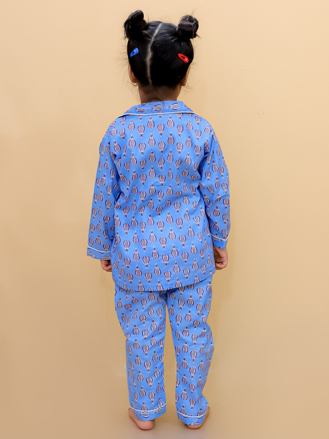 Hot Air Balloon Printed Nightsuit For Boys and Girls