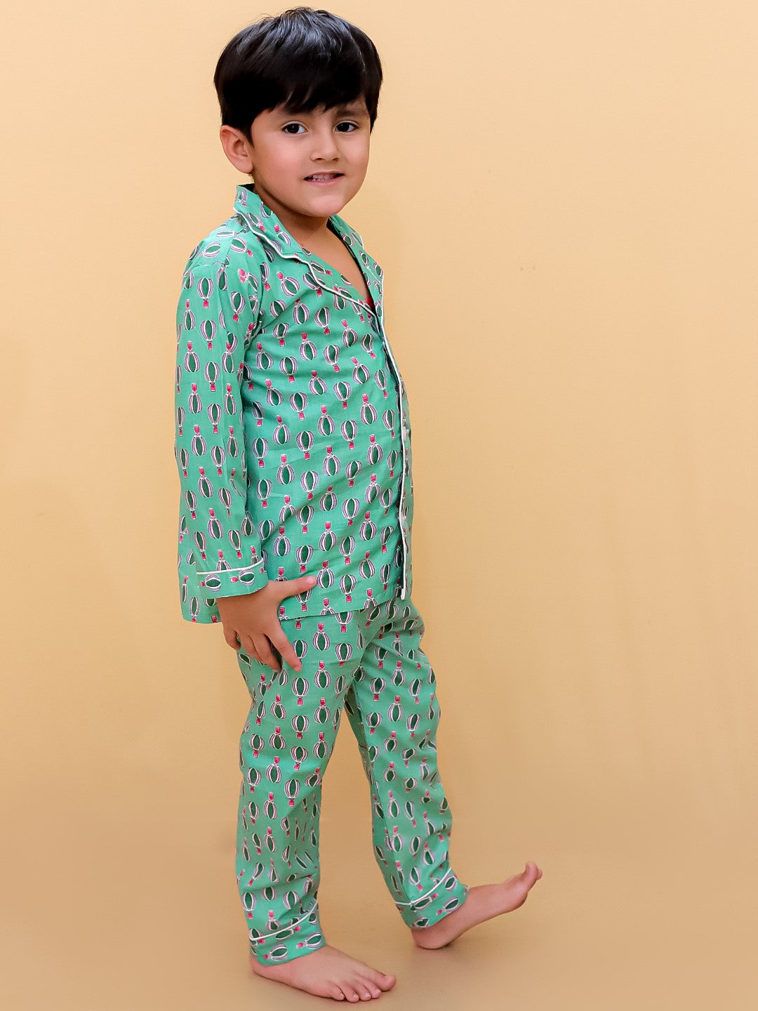 Abstract Printed Nightsuit For Boys and Girls