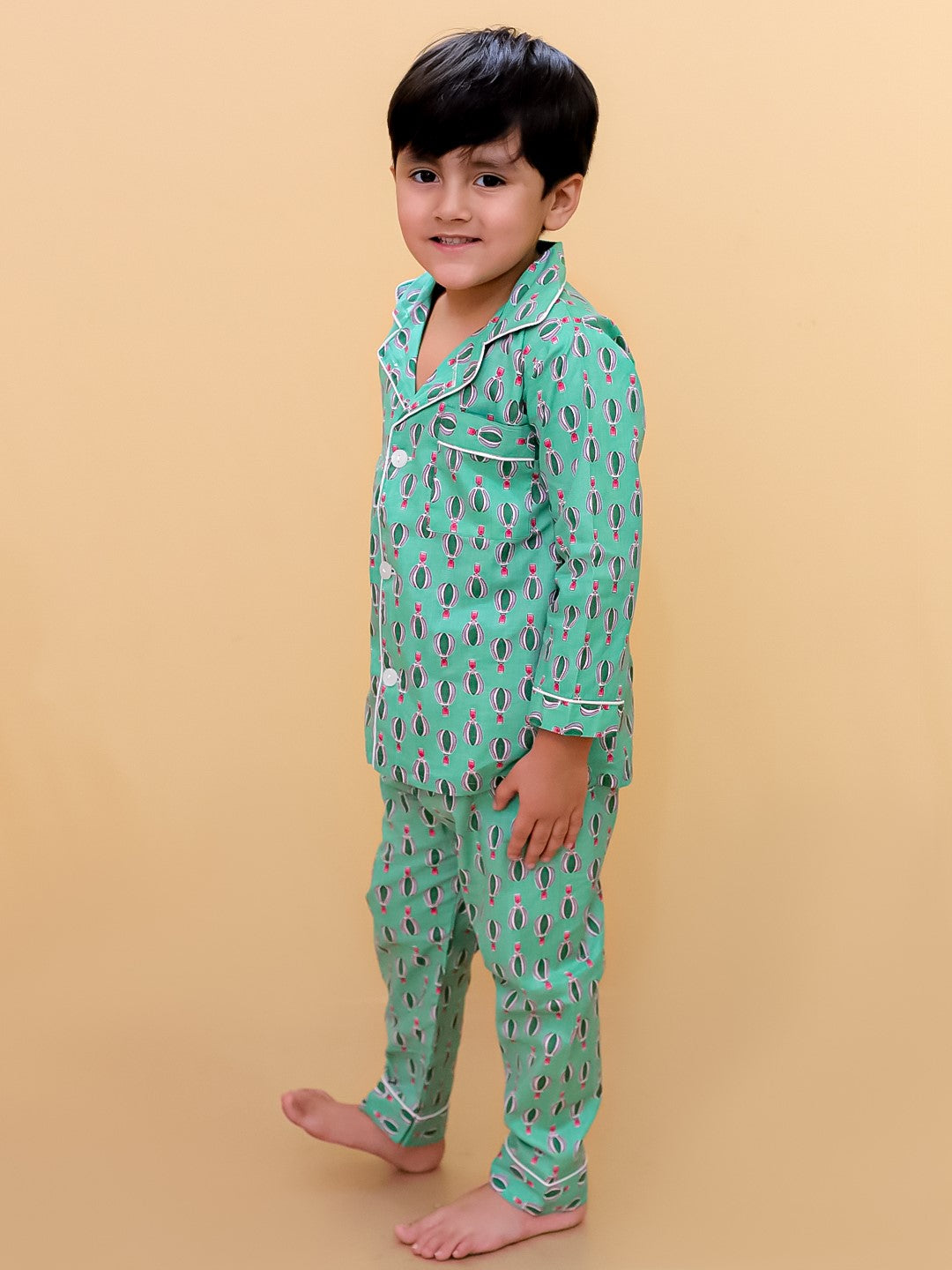 Abstract Printed Nightsuit For Boys and Girls