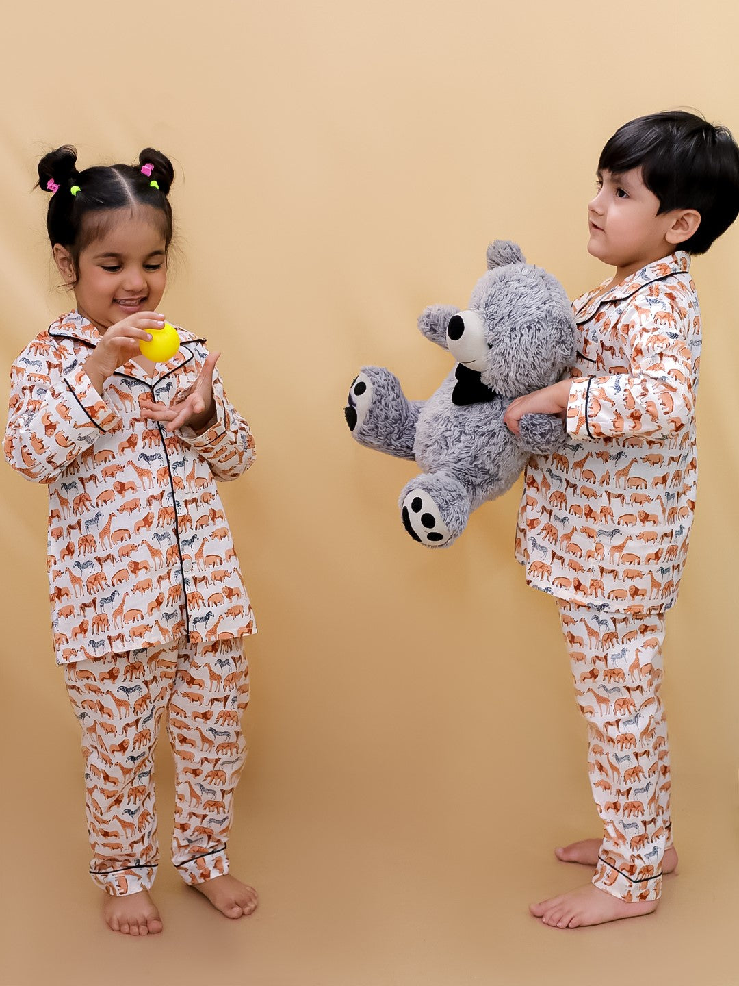 Animal Printed Night Suit For Boys and Girls