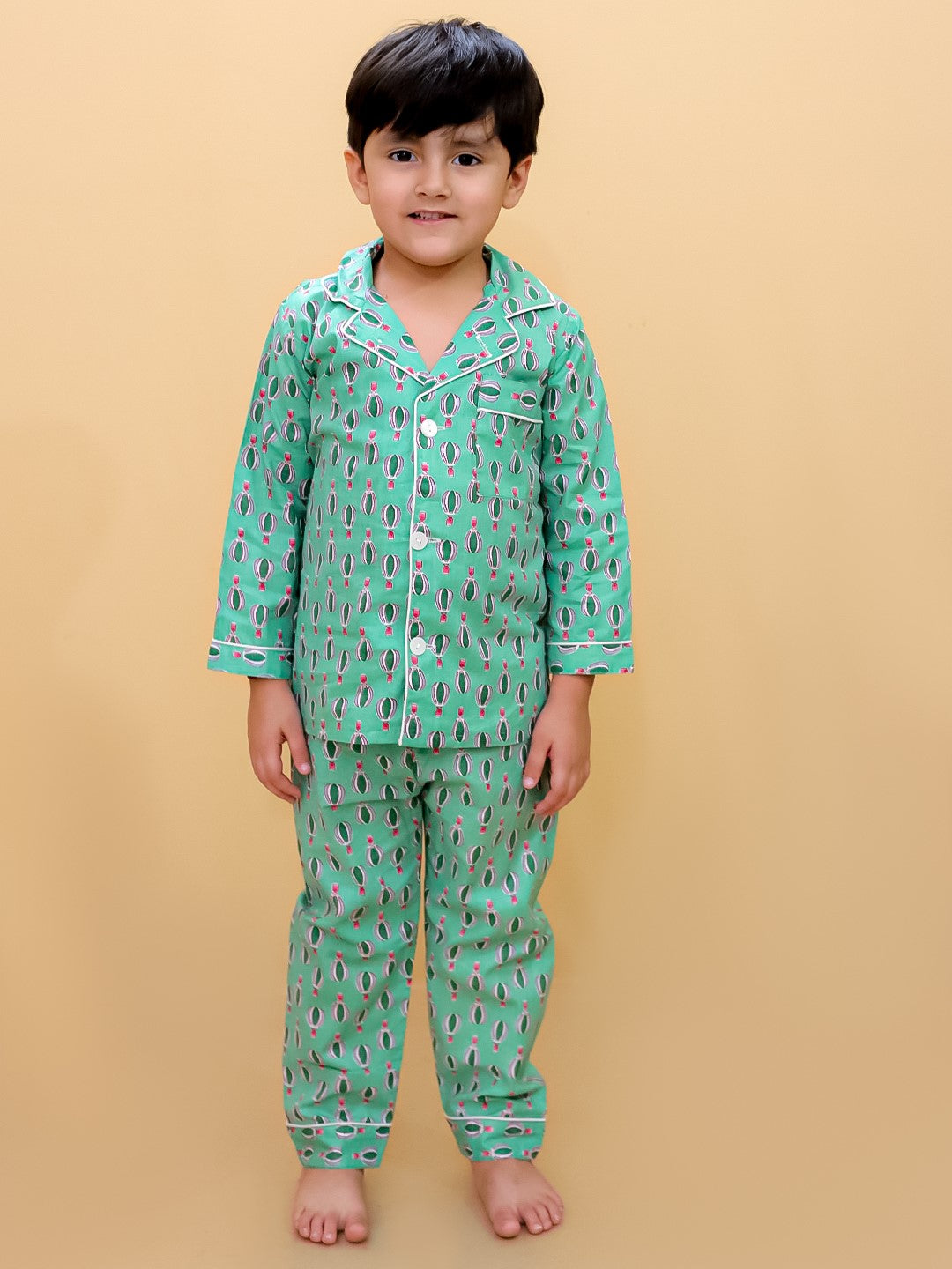 Abstract Printed Nightsuit For Boys and Girls