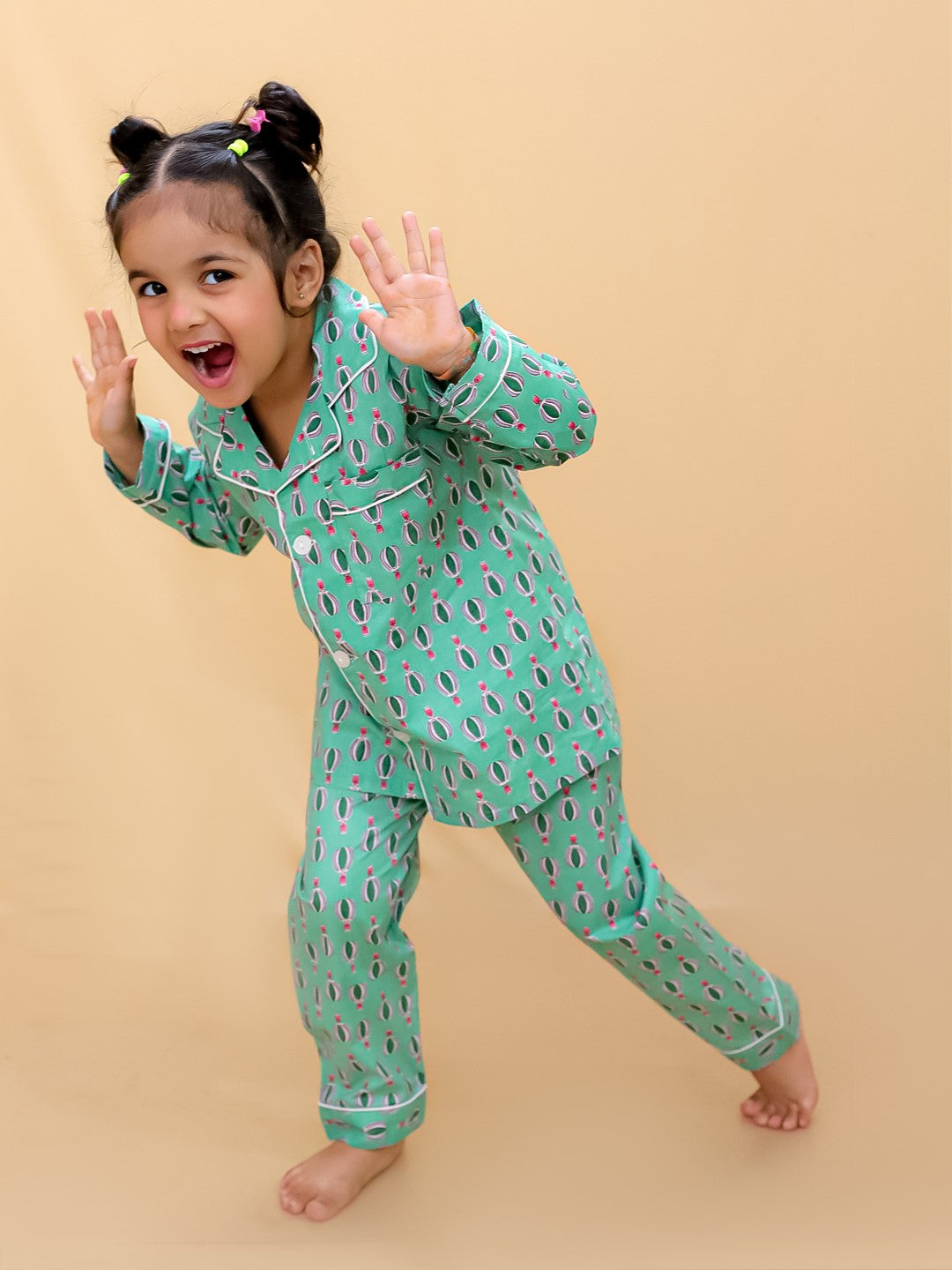 Abstract Printed Nightsuit For Boys and Girls