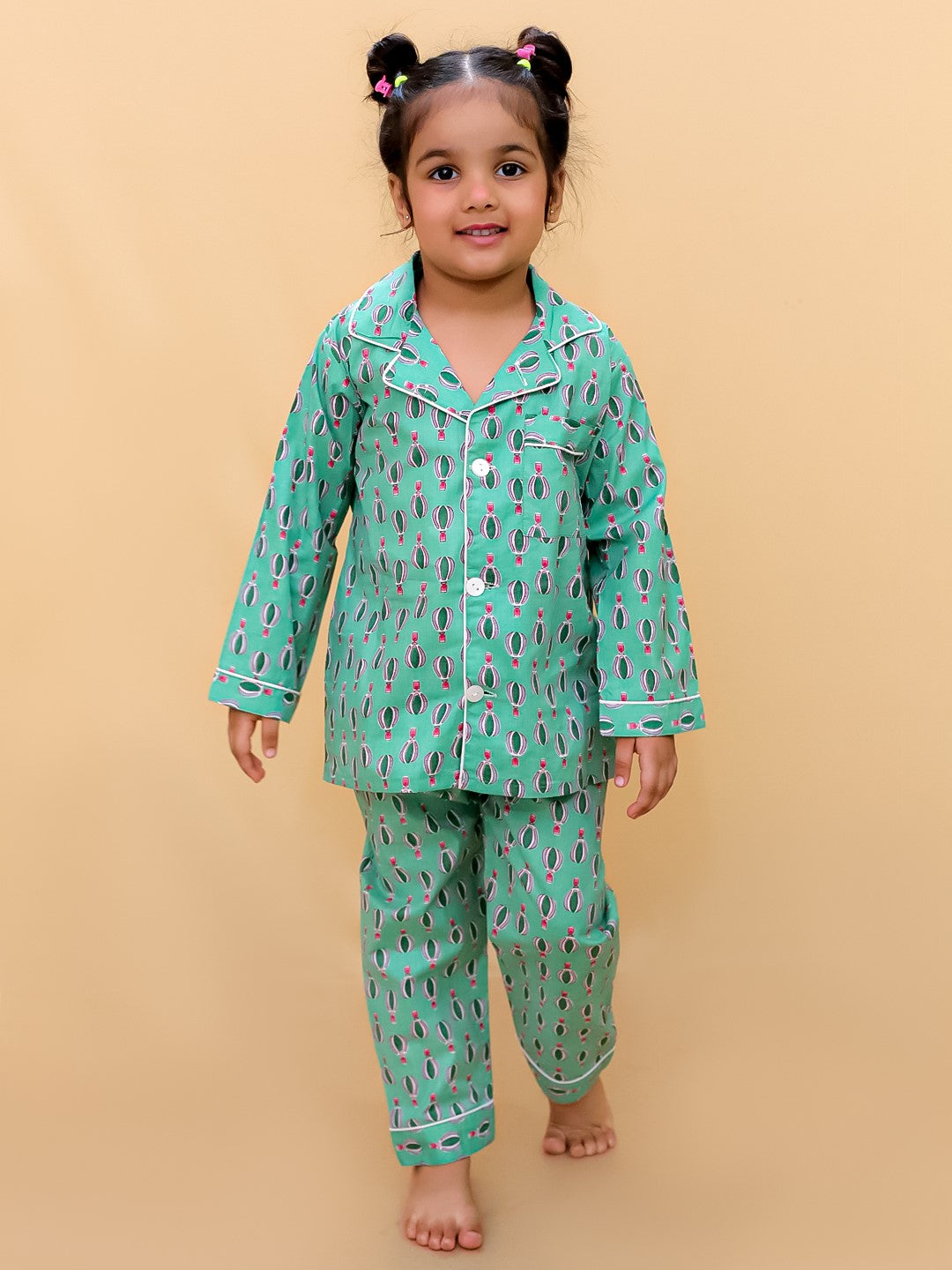 Abstract Printed Nightsuit For Boys and Girls