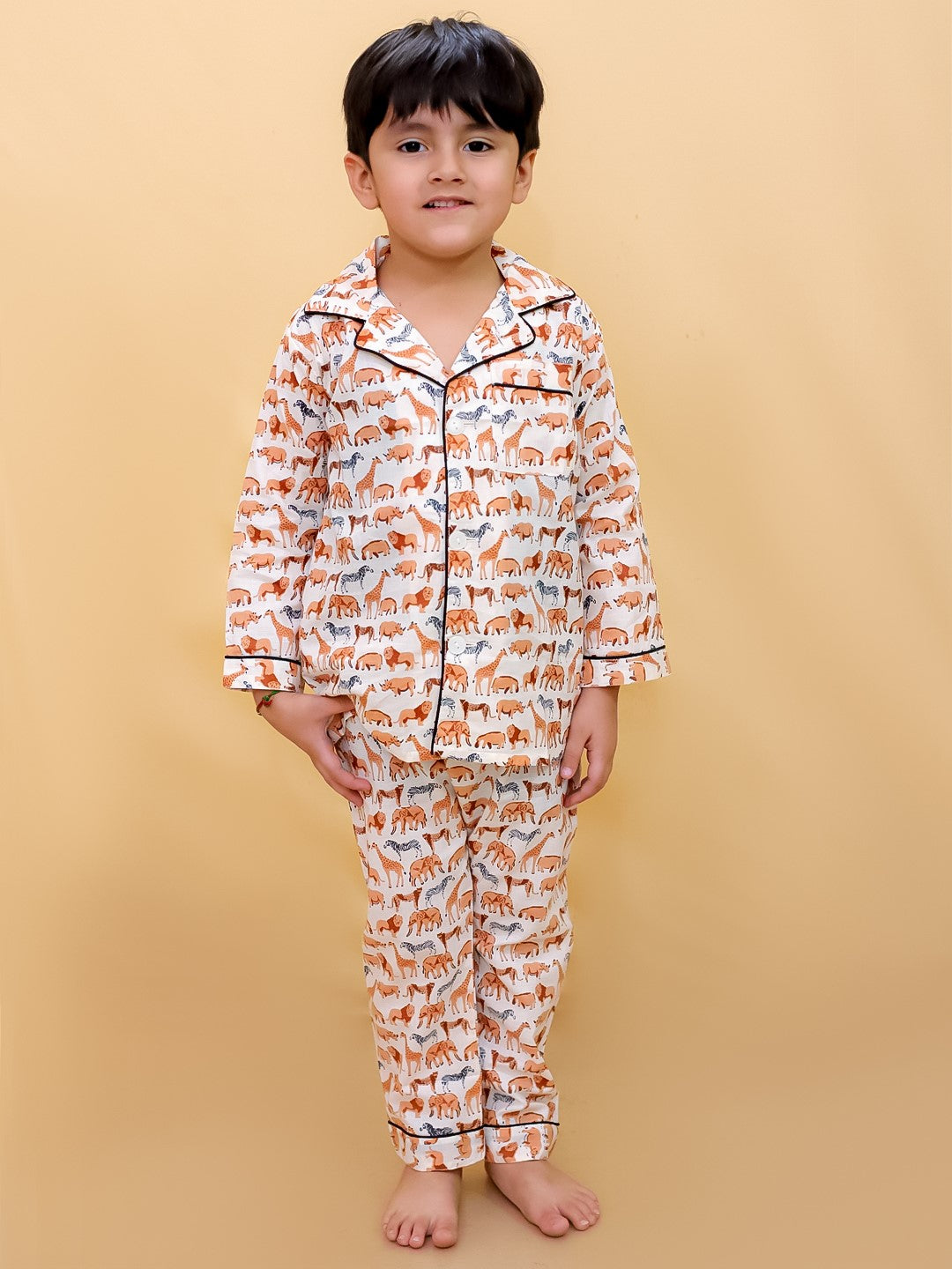 Animal Printed Night Suit For Boys and Girls