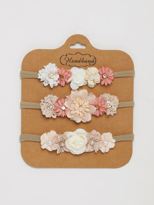 Baby Girls Headband Set – Pack of 3 Designs