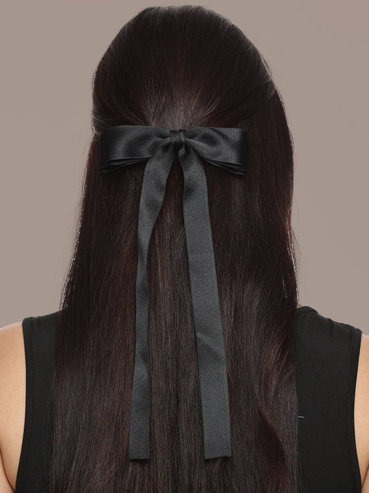 Bow Ribbon Hair Clip For Girls