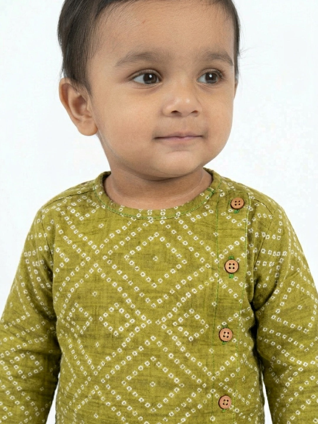 Biglilpeople Boys Printed Traditional Ethnic Kurta and Dhoti Set