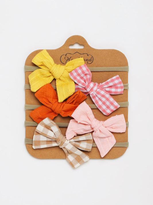 Baby Girls Headband Set – Pack of 5 Designs