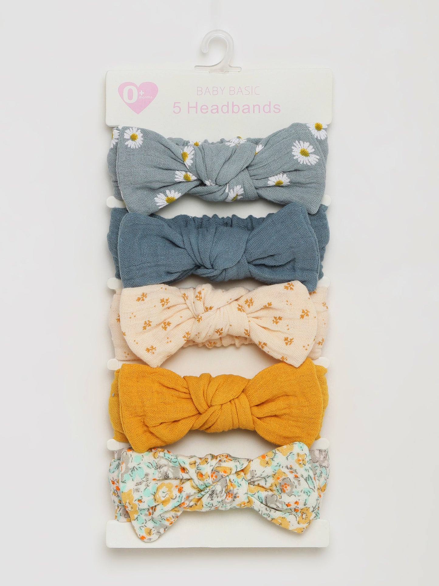Baby Girls Headband Set – Pack of 5 Designs