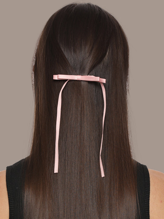 Bow Ribbon Hair Clip For Girls-Pack of 2