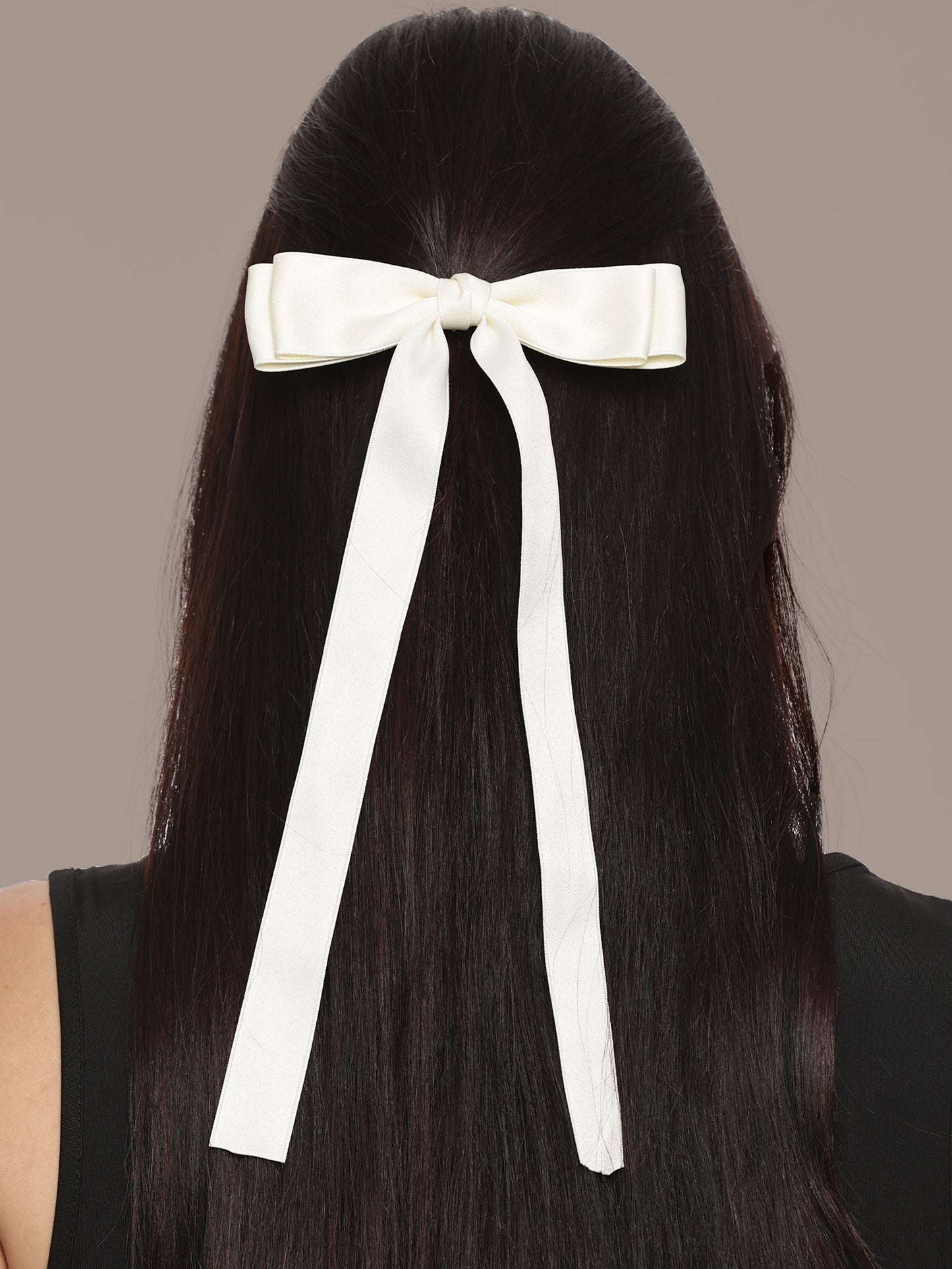 Bow Ribbon Hair Clip For Girls