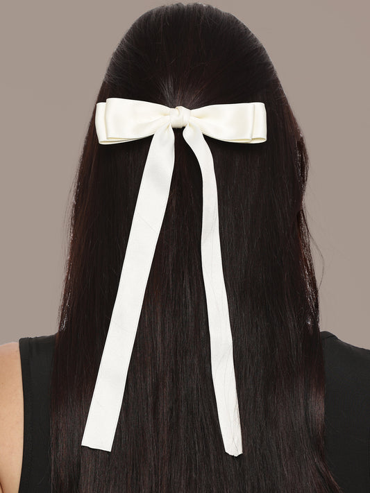 Bow Ribbon Hair Clip For Girls