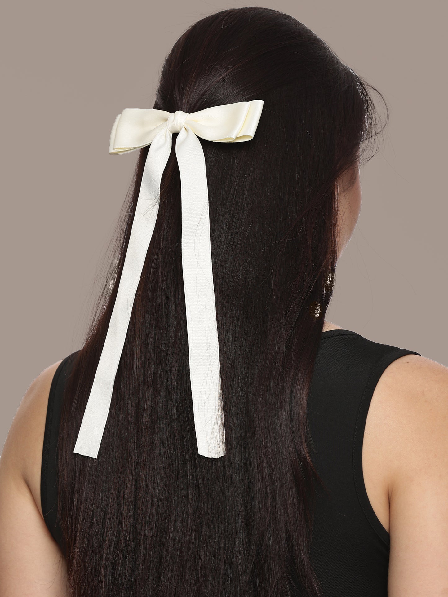 Bow Ribbon Hair Clip For Girls