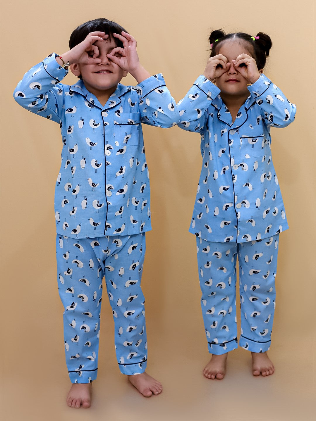 Abstract Printed Nightsuit For Boys and Girls