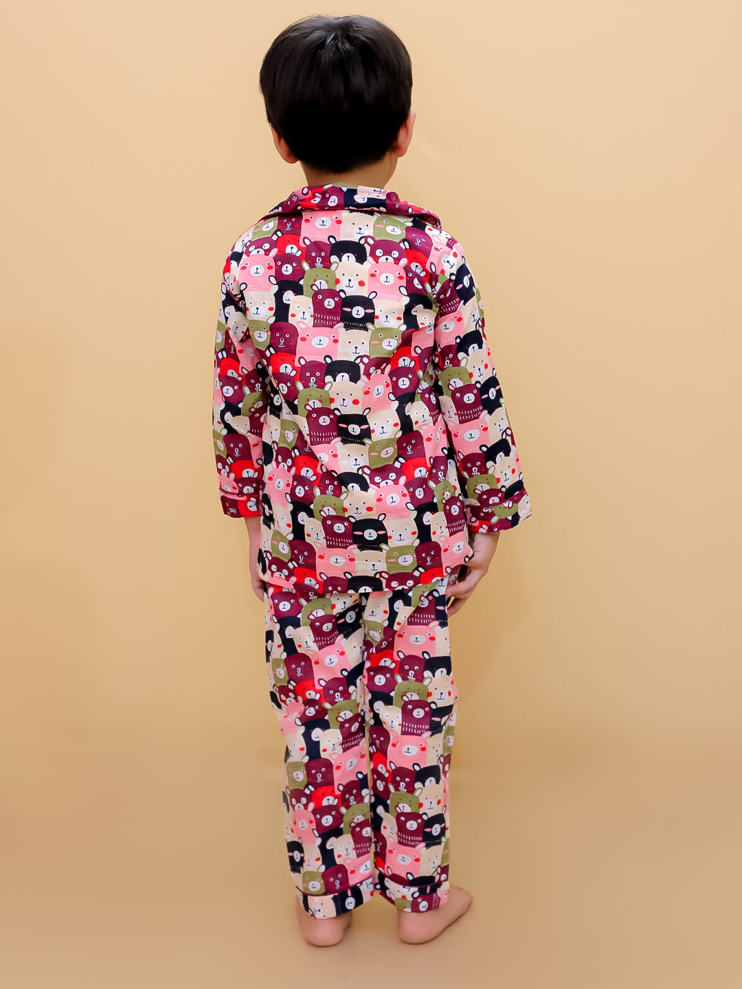 Pijamas Lama de Manga Larga Estampados para Niños y Niñas
