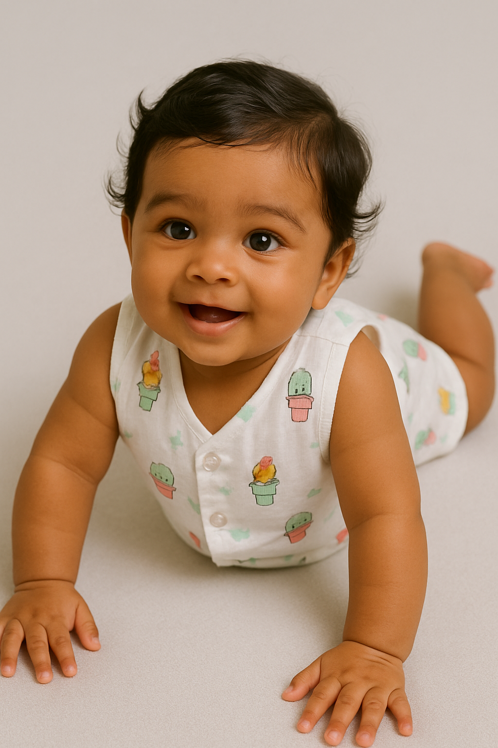 Infants' 100% Cotton Muslin Jablas-Set of 3 Soft & Comfy (Elephant, Unicorn & Cactus)
