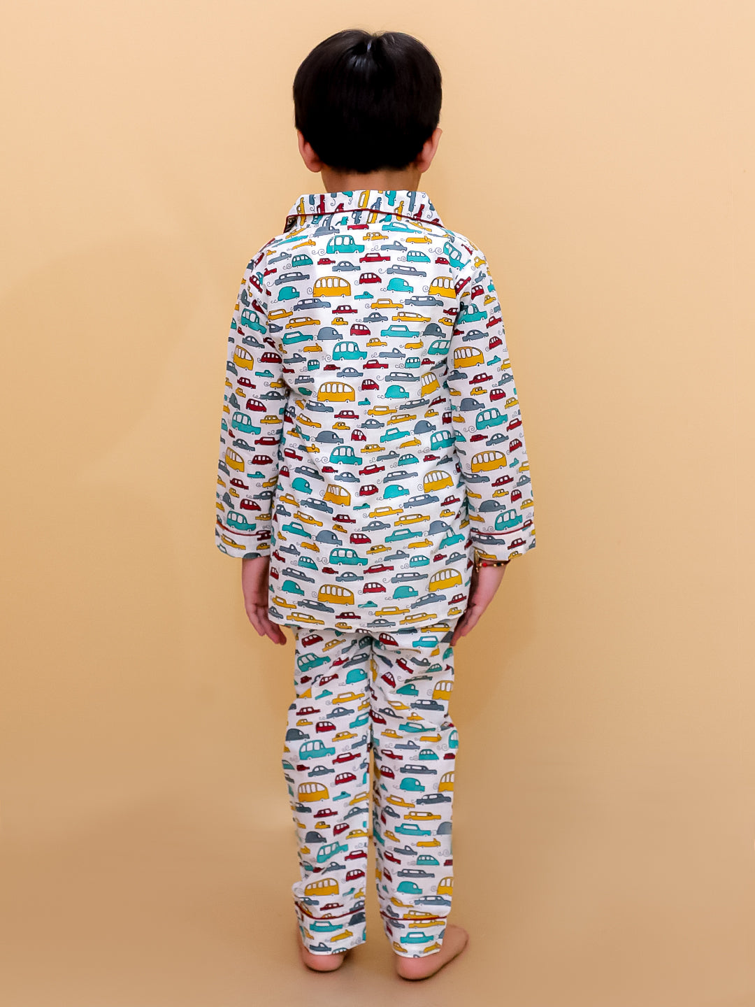 Fun Car Printed Night Suit For Boys and Girls