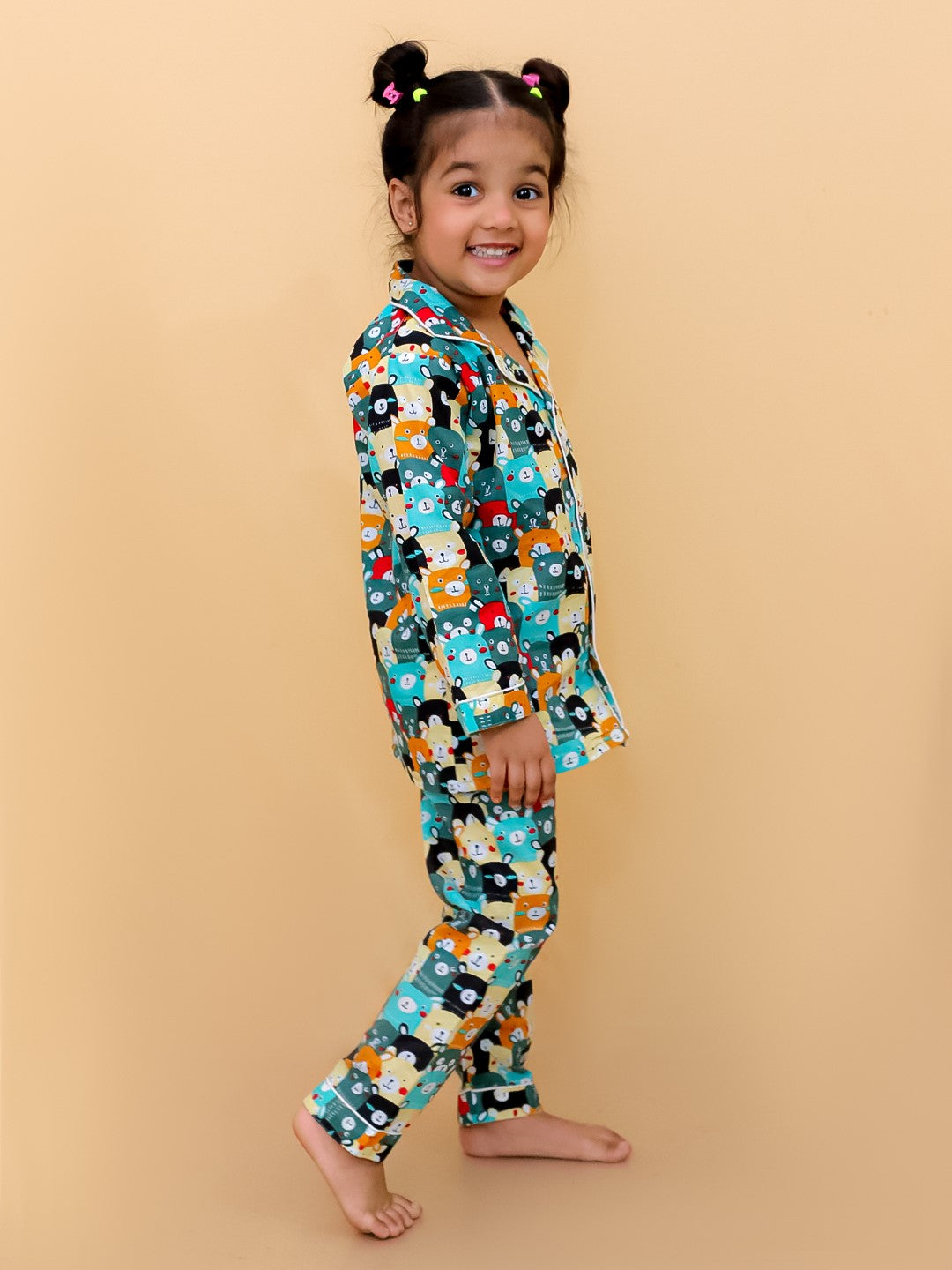 Abstract Printed Nightsuit For Boys and Girls