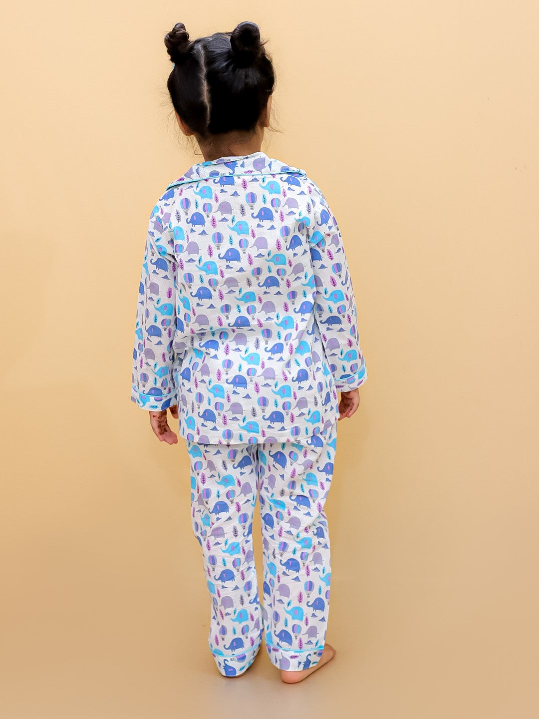 Abstract Printed Nightuit For Boys and Girls