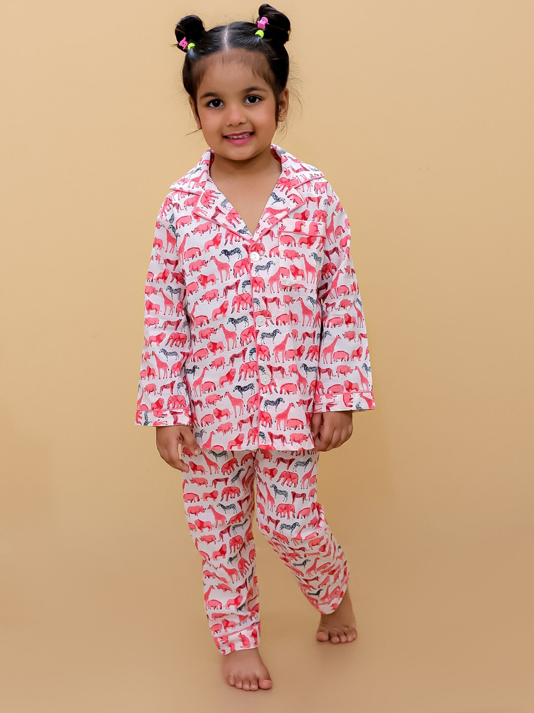 Abstract Printed Nightsuit For Boys and Girls