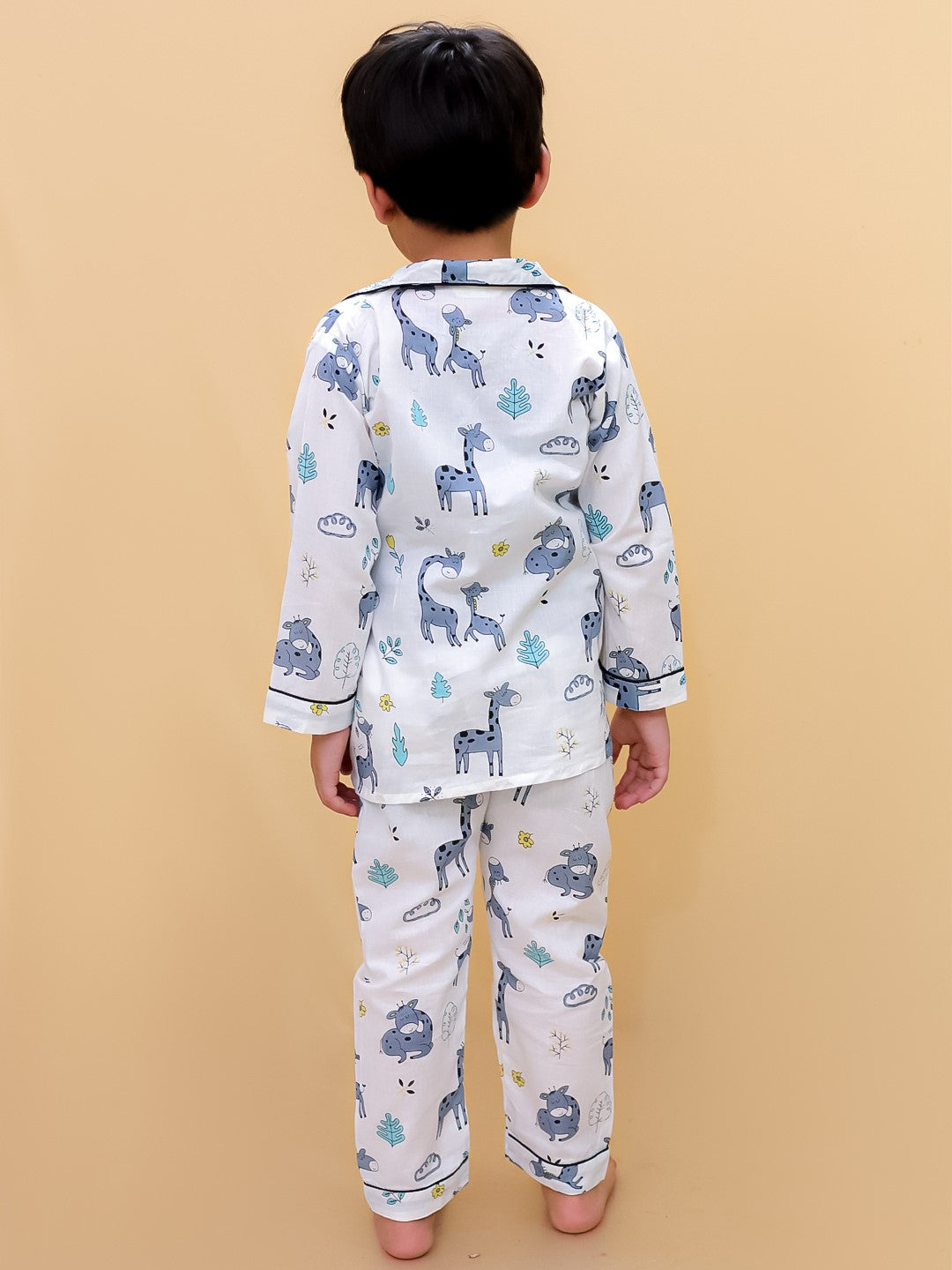 Abstract Printed Nightsuit For Boys and Girls