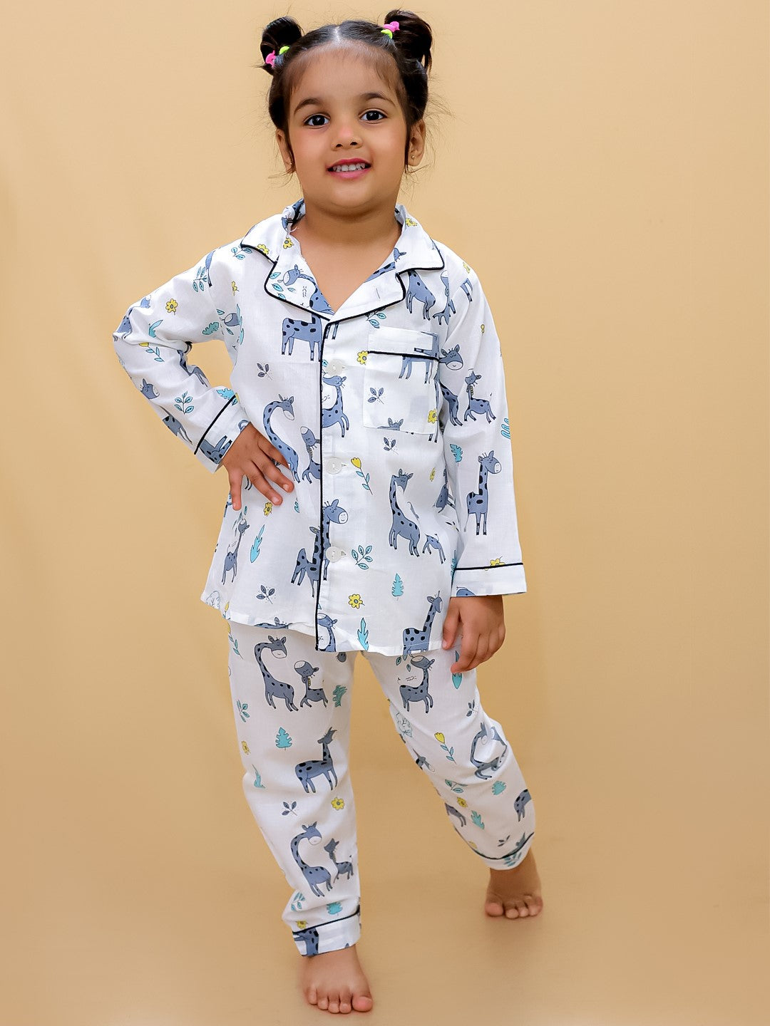 Abstract Printed Nightsuit For Boys and Girls