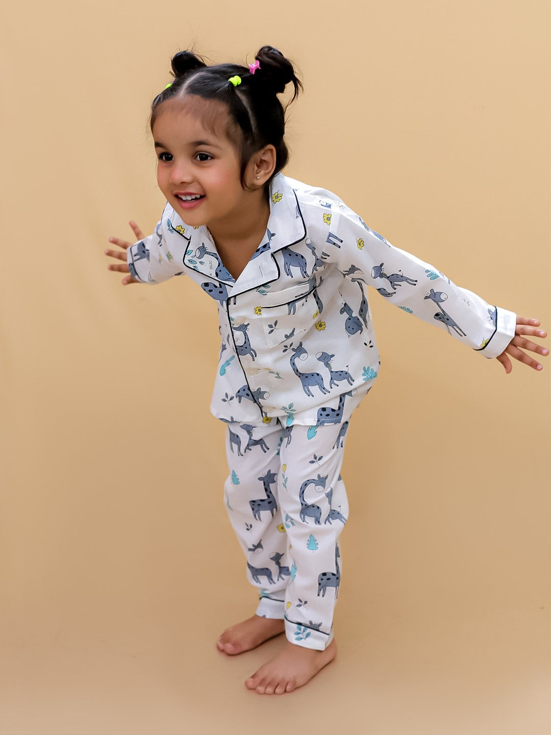 Abstract Printed Nightsuit For Boys and Girls