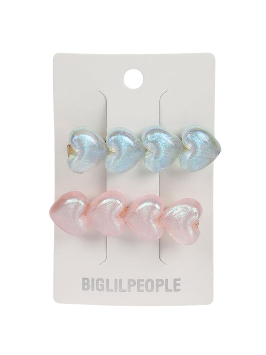 Hearten Design Hair Clip For Girls-Pack of 2