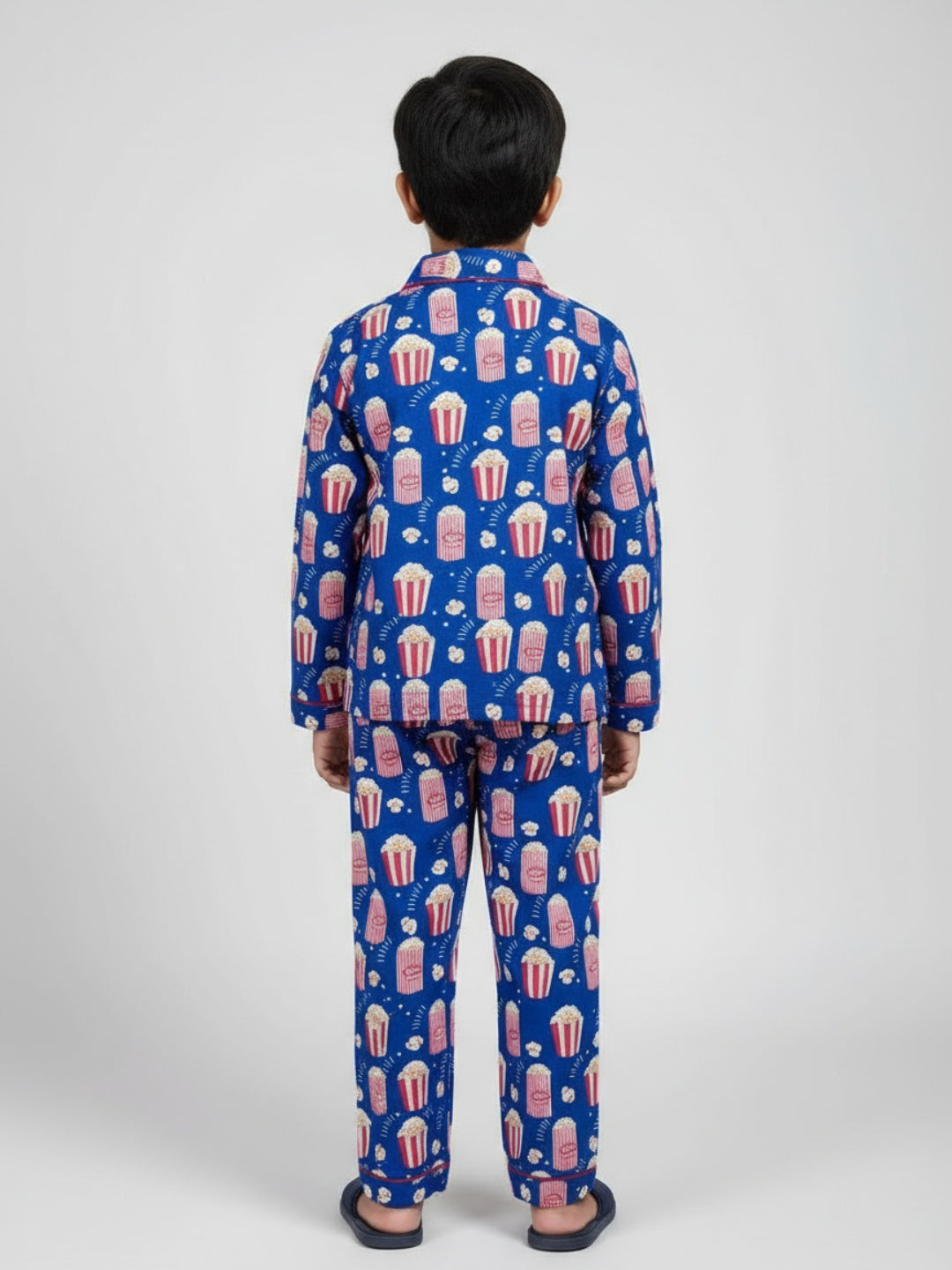Biglilpeople Unisex Printed Shirt and Pyjama Night Set