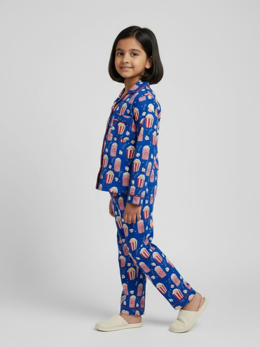 Biglilpeople Unisex Printed Shirt and Pyjama Night Set