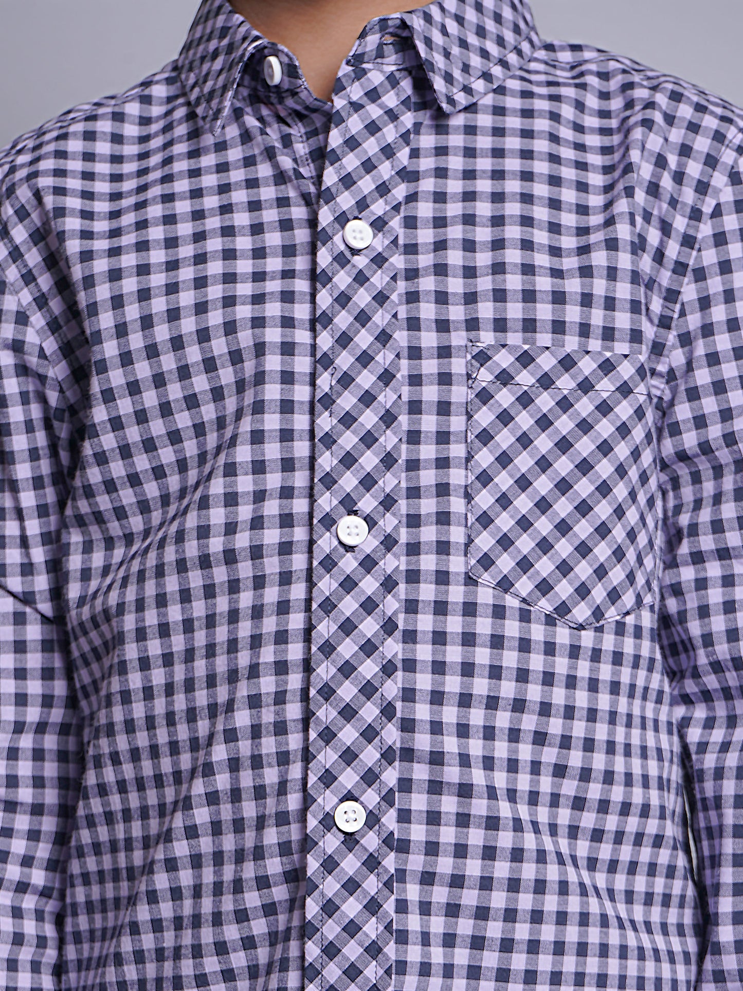 Blue Check Full Sleeve Casual Shirt